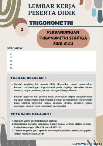 Perbandingan Trigonometri Segitiga Siku-siku