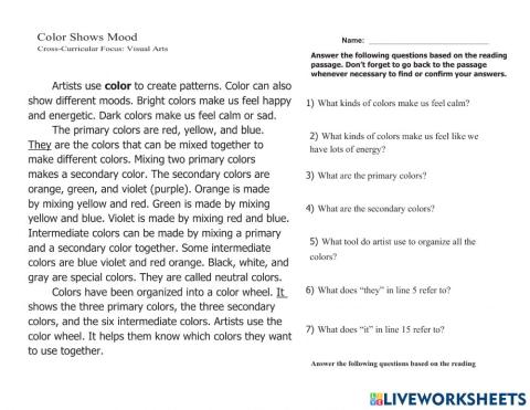 Reading exercise 1-colours and our moods-TED-2022