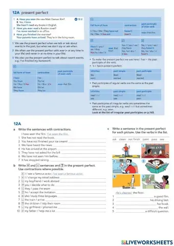 Present Perfect and Simple Past