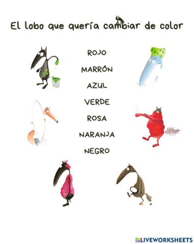 El lobo que quería cambiar de color