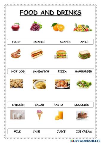 Food and drinks