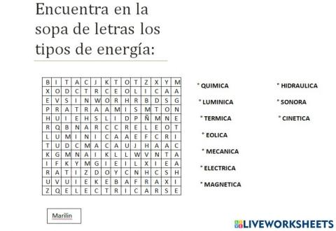 Tipos de energia