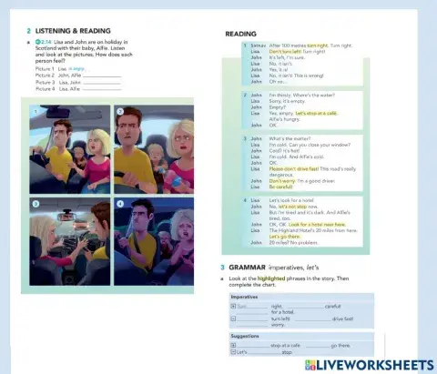 Slow down imperatives let's