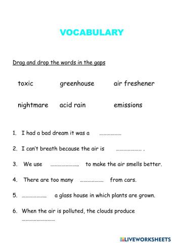 Vocabulary-pollution