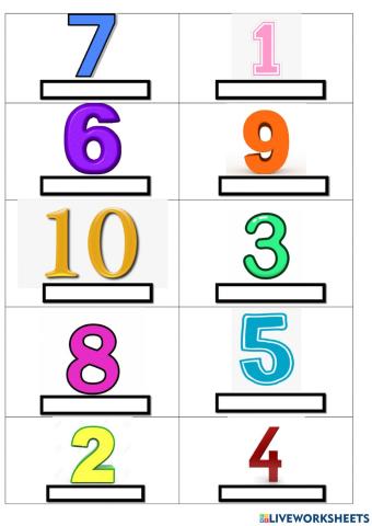 Numbers 1-10