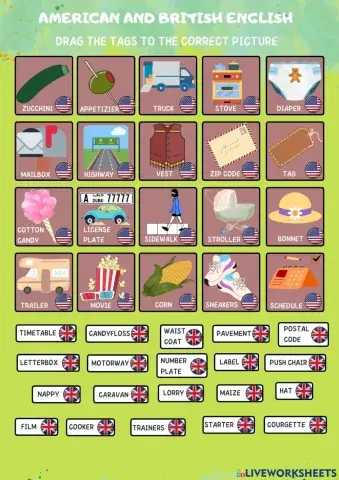 American and British English