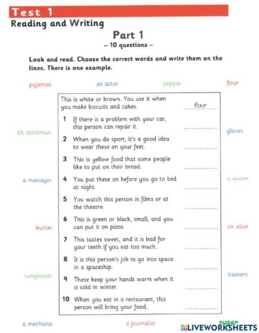 Flyers reading part 1