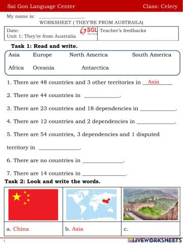 They're from Australia