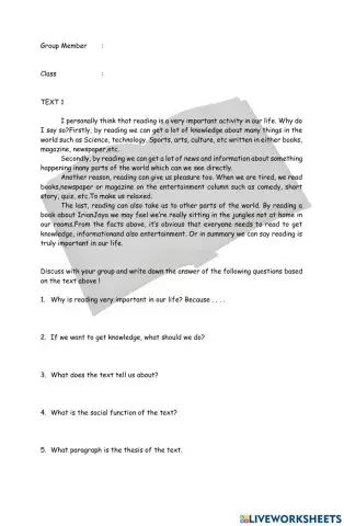 Analytical Exposition