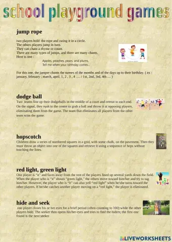 Playground games