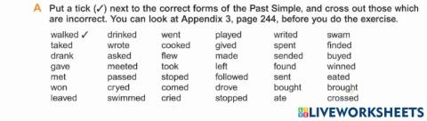 Basic Grammar-10 Past Simple