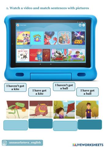 Have got and haven't got