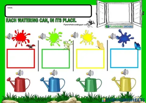 Each watering can, in its place (I)