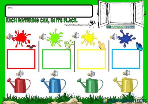 Each watering can, in its place (I)