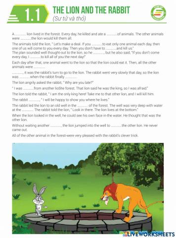 1.1- The Lion and the Rabbit