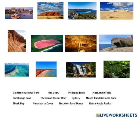 Australian landmarks