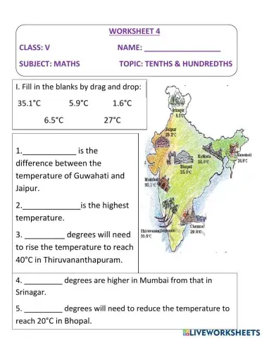 Tenths and hundredths ws 4