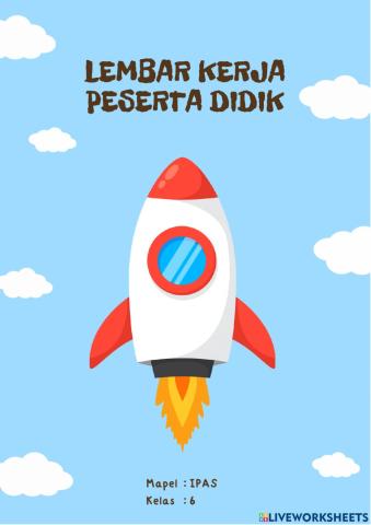 LKPD pergerakan bulan bumi matahari