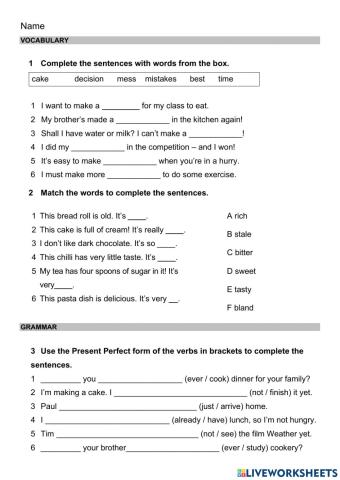 Wider World 3 Test 3