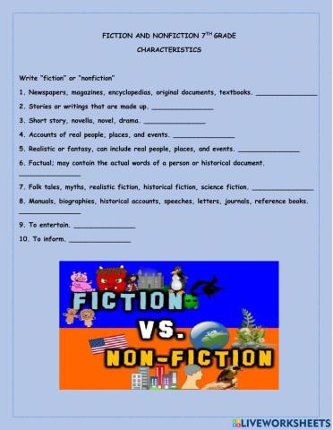Fiction and nonfiction