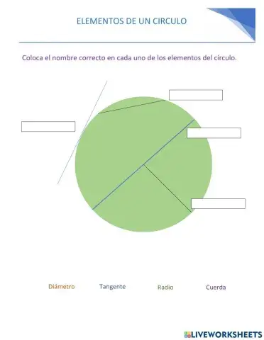 Elementos de un círculo