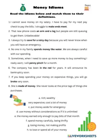Money Idioms