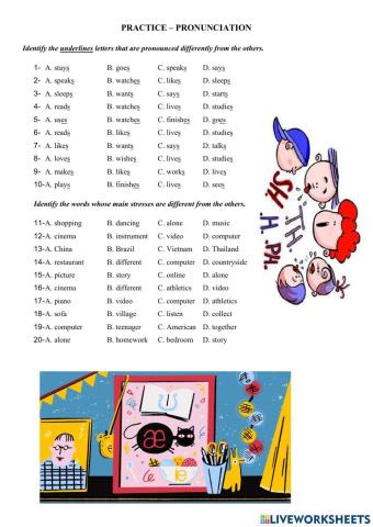 Pronunciation - unit 7 - friends plus 7