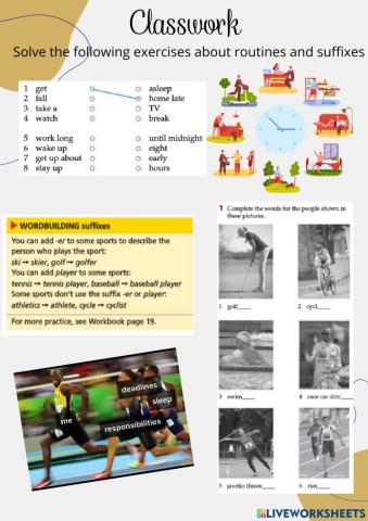 Routines and suffix er