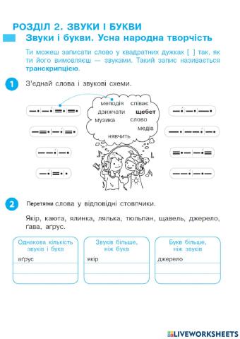 Звуки і букви