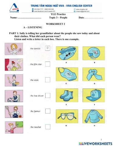 Idict 2 - Unit 3 - Lesson 16: Skill practice 2
