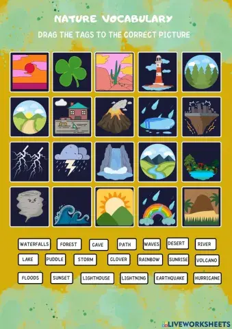 Nature vocabulary