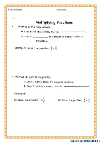 WCMFR Multiplying Fractions