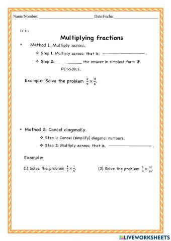 WCMFR Multiplying Fractions
