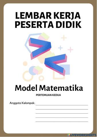 Model Matematika Prolin 2