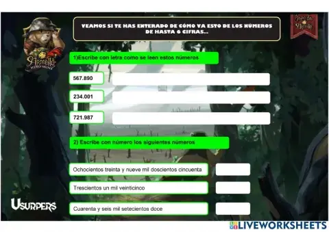 T1-los números de hasta 6 cifras