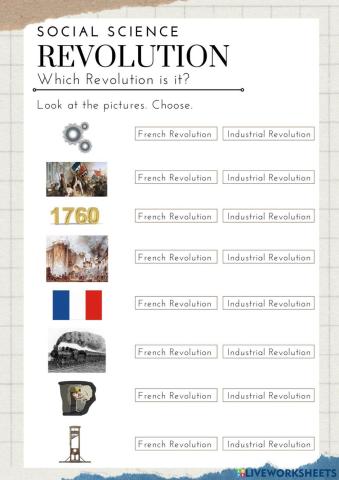 Industrial or French Revolution?