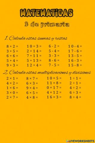 Sumas,restas,multiplicaciones,divisiones