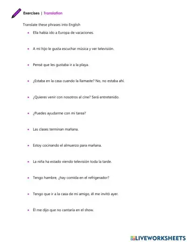 Translation practice