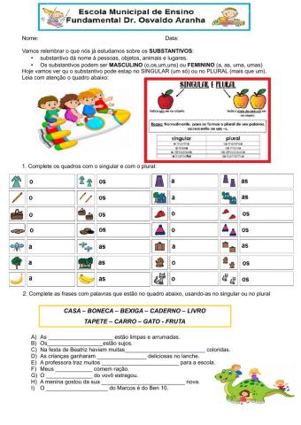 Singular e plural