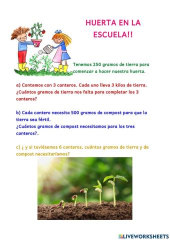 Resuelvo con cálculos