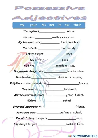 Possessives - Can-Can't