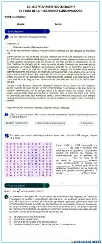 18. los movimientos sociales y el final de la hegemonía conservadora
