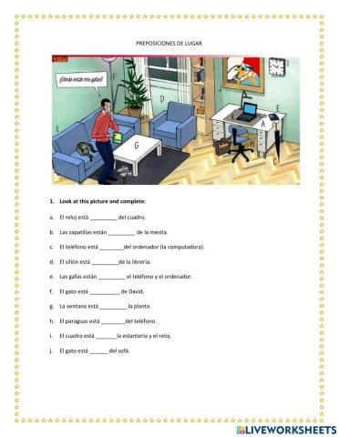 Preposiciones de lugar