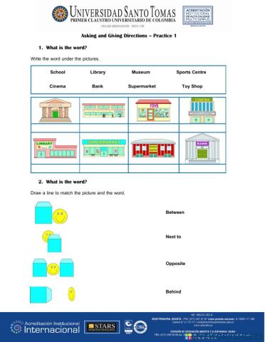 Asking and Giving Directions