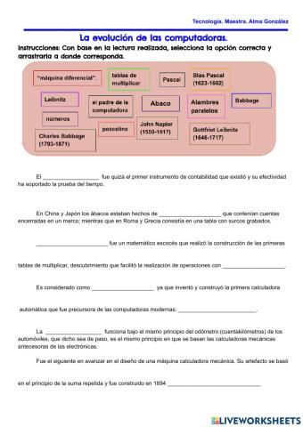 Evolucion de las computadoras