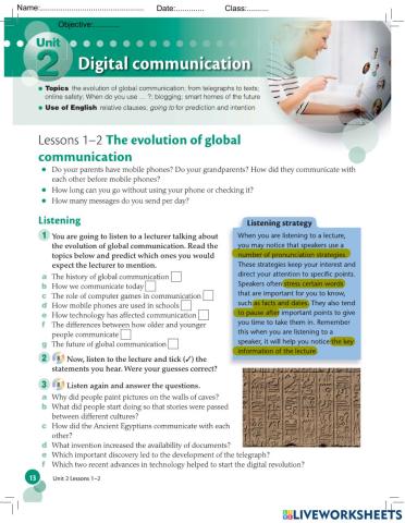 Digital communication