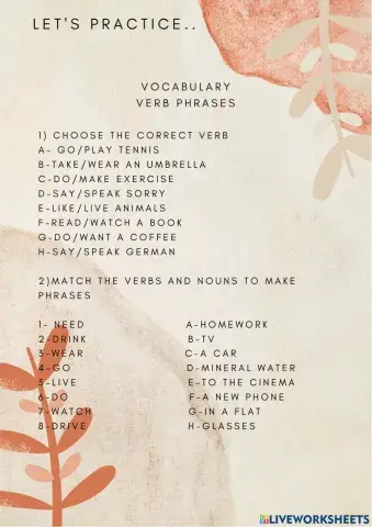 Present Simple: affirmative, negative and interrogatives