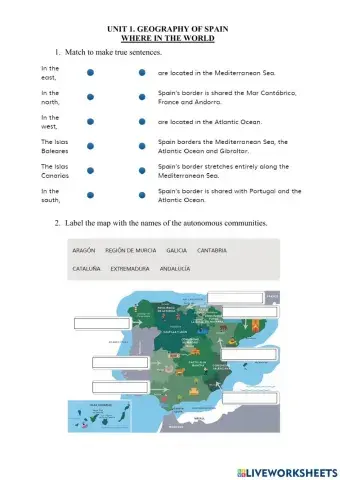 1.1 Geography of Spain. Political