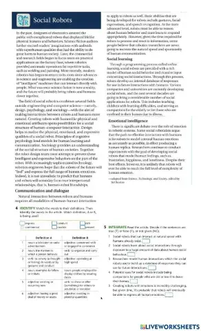 Reading comprehension