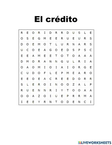 EL CREDITO